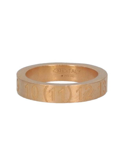 Numerical Engraved Logo Ring Gold - MAISON MARGIELA - BALAAN 2