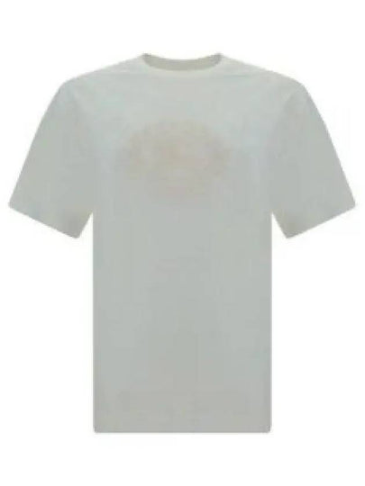 Embroidered Logo Cotton Short Sleeve T-Shirt White - BURBERRY - BALAAN 2