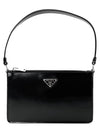 Brushed Leather Mini Bag Black - PRADA - BALAAN 2