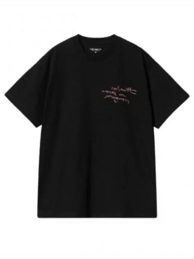 Archivo Short Sleeve T-Shirt Black - CARHARTT WIP - BALAAN 1