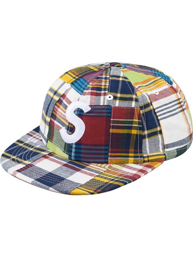 Patchwork Madras S Logo 6Panel Navy - SUPREME - BALAAN 1