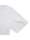 Center Front Stripes Short Sleeve T-Shirt White - Y-3 - BALAAN 6