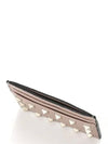 Rockstud Card Wallet Beige - VALENTINO - BALAAN 5