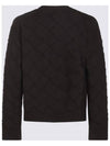 Intrecciato Crew Neck Knit Top Navy - BOTTEGA VENETA - BALAAN 3