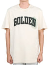 Logo Short Sleeve T-Shirt Ivory - GOLDEN GOOSE - BALAAN 4