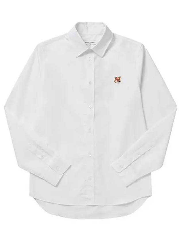 Long Sleeve Shirt MM00409WC5010 P100 WHITE - MAISON KITSUNE - BALAAN 3