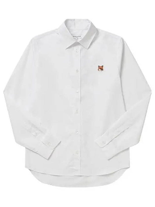 Long Sleeve Shirt MM00409WC5010 P100 WHITE - MAISON KITSUNE - BALAAN 2