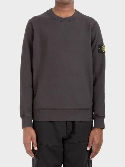 Wappen Patch Crew Neck Sweatshirt Grey - STONE ISLAND - BALAAN 2