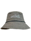 MONBIRDIE Check Bucket Check Bucket HatBROWN - MONBIRDIE GOLF - BALAAN 3