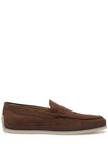 Men's Suede Slip-ons Loafers Brown - TOD'S - BALAAN 4