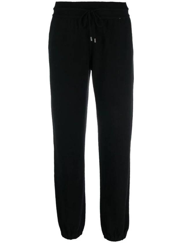 Merano Cashmere Track Pants Black - LORO PIANA - BALAAN 1