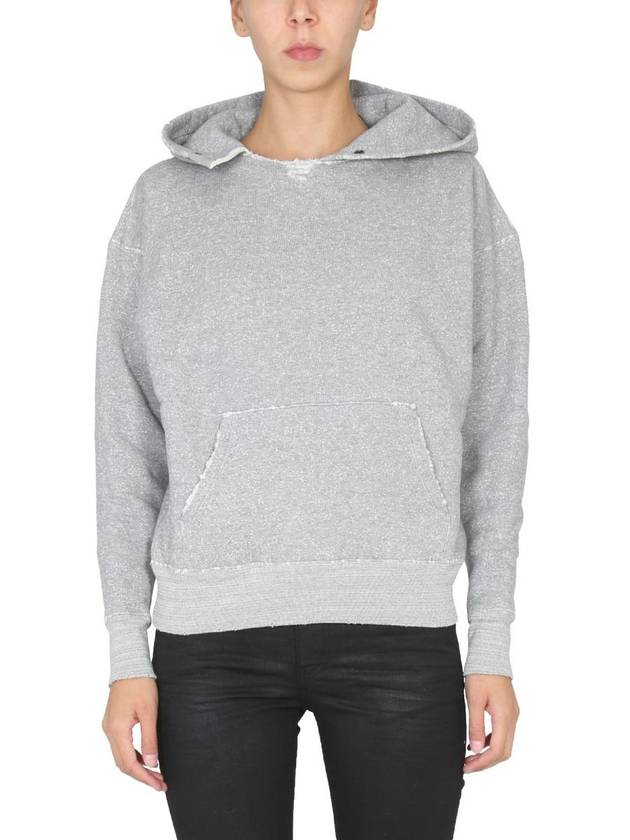 Distress Hooded Sweatshirt 704159 Y36XQ 1450 B0110815588 - SAINT LAURENT - BALAAN 2