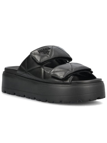 Prada Sandals Black - PRADA - BALAAN 1