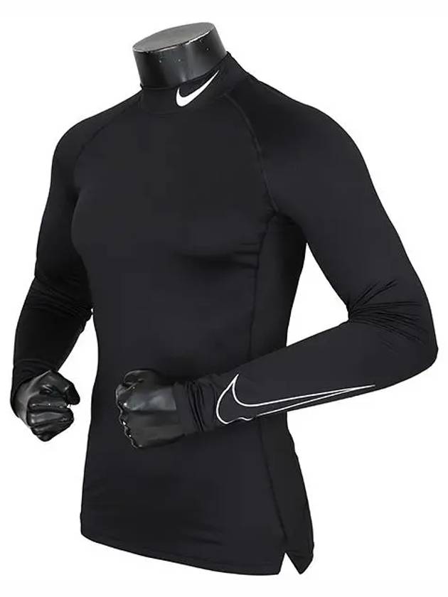 Dri Fit Tight Long Sleeve T-Shirt Black - NIKE - BALAAN 3