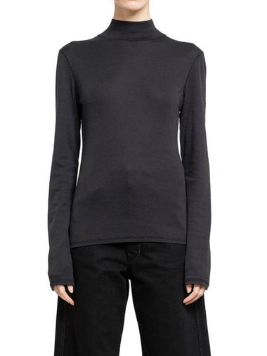 Rib Turtleneck Black - LEMAIRE - BALAAN 1