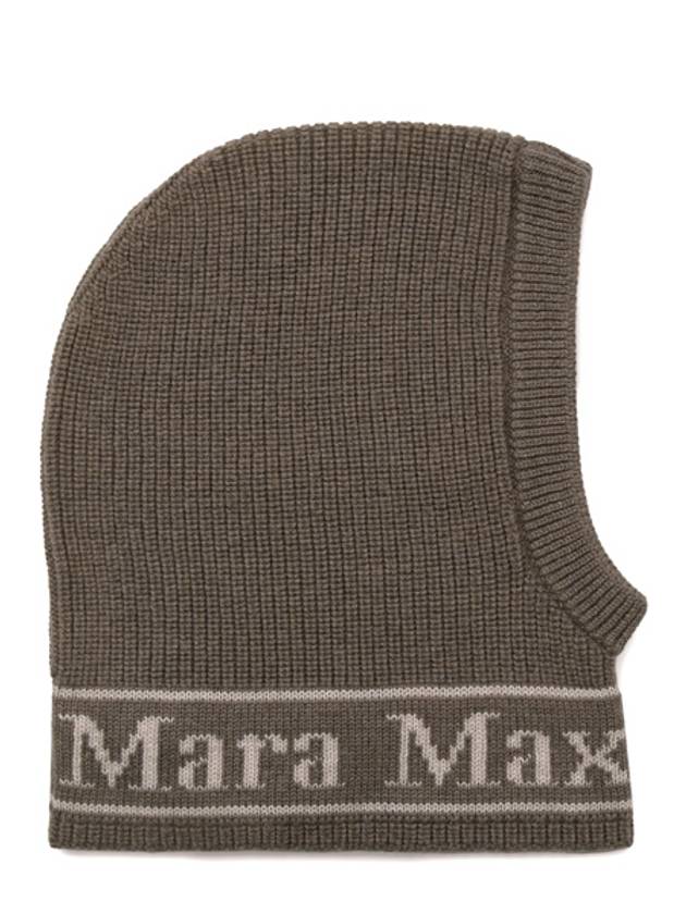 Brown Gong Wool Balaclava GONG 003 - MAX MARA - BALAAN 1