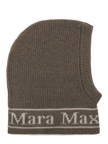 Brown Gong Wool Balaclava GONG 003 - MAX MARA - BALAAN 1