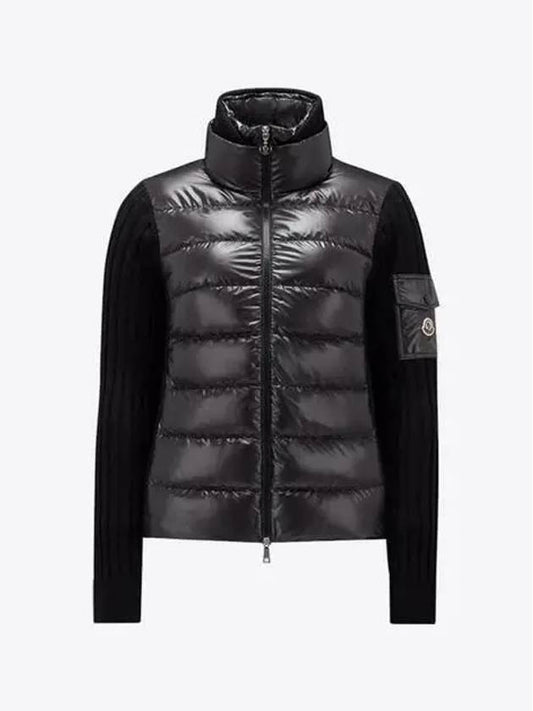 9B00024 M1131 999 Black Women’s Jacket - MONCLER - BALAAN 1