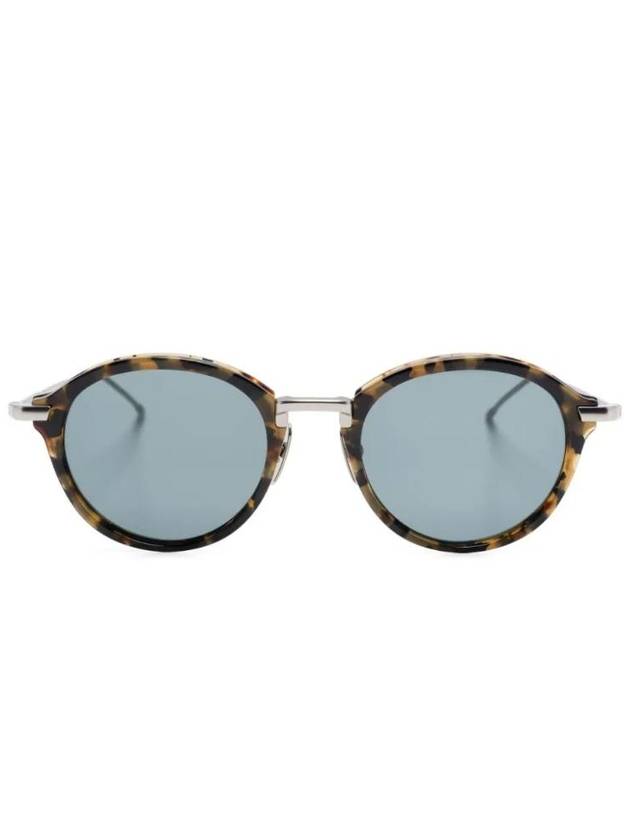 Eyewear Tortoiseshell Round Frame Sunglasses UES011AG0003 - THOM BROWNE - BALAAN 1