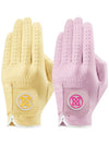 Pastel Collection Golf Gloves 2 Types PinkYellow G4LC0G57 - G/FORE - BALAAN 1