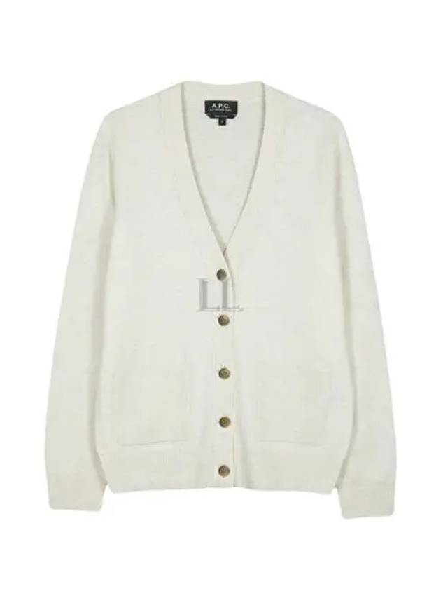 Louisa Wool Cardigan Ecru - A.P.C. - BALAAN 2