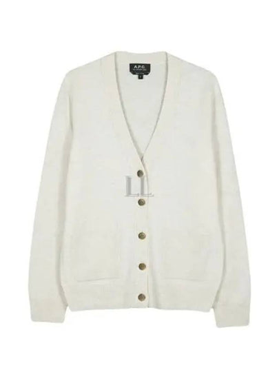 Louisa Wool Cardigan Ecru - A.P.C. - BALAAN 2