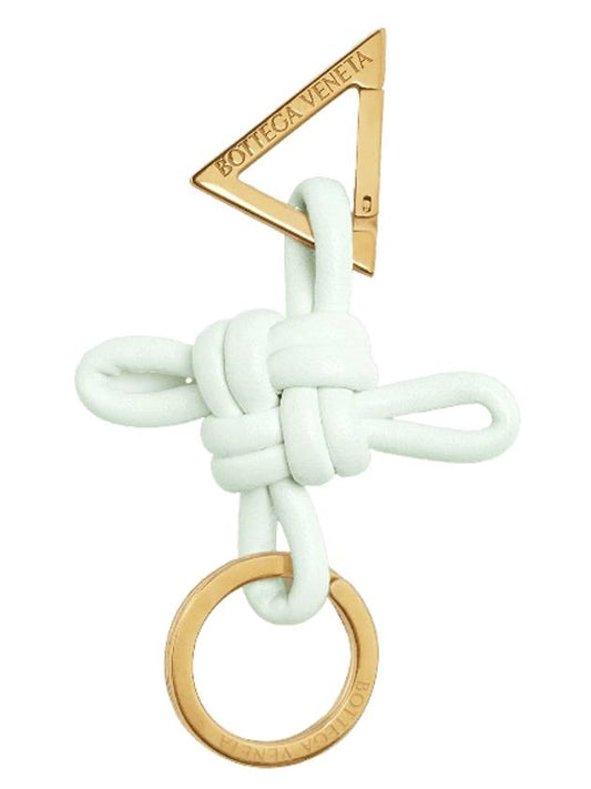 Triangle Nappa Key Holder Glacier - BOTTEGA VENETA - BALAAN 1