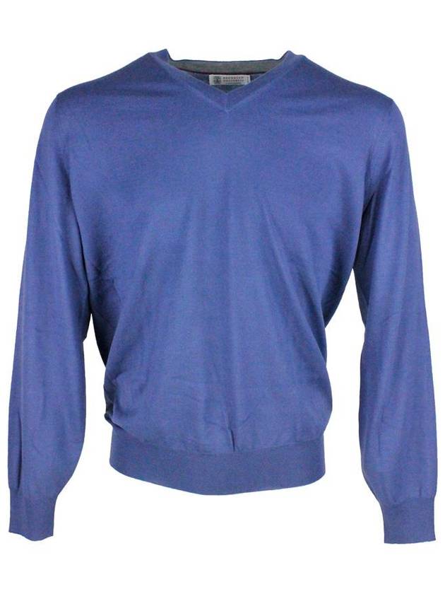 Sweater M2400162CA709 BLUE - BRUNELLO CUCINELLI - BALAAN 2