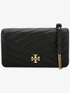 Kira Chevron Chain Cross Bag Black - TORY BURCH - BALAAN 3