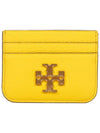 Eleanor Card Wallet Yellow - TORY BURCH - BALAAN 3