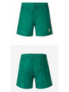 Logo Swim Shorts Emerald Green - MONCLER - BALAAN 5