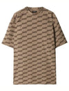 Print Short Sleeve T-Shirt Beige - BALENCIAGA - BALAAN 2