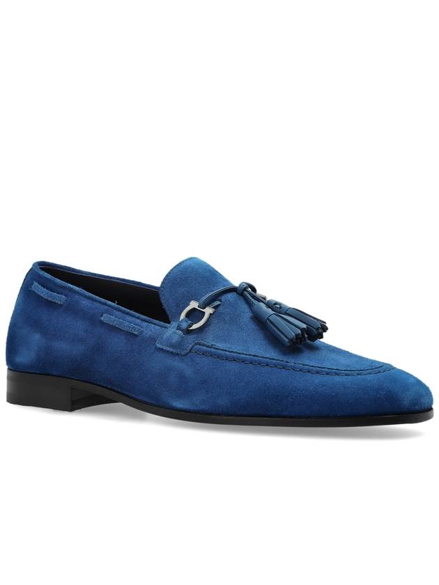 FERRAGAMO Shoes Basilea, Men's, Blue - SALVATORE FERRAGAMO - BALAAN 4