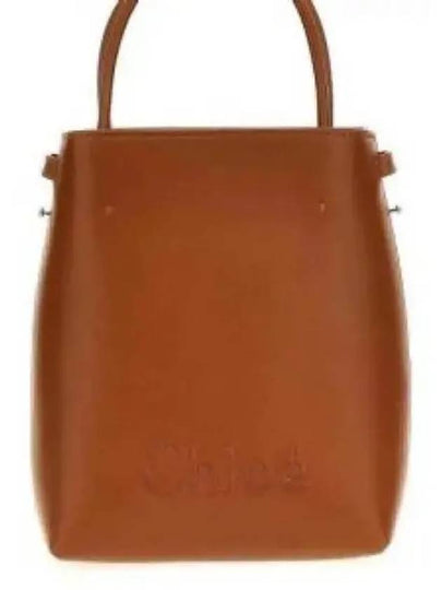 Sense Micro Calfskin Tote Bag Camel - CHLOE - BALAAN 2