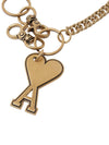 Heart Logo Metal Key Holder Gold - AMI - BALAAN 4