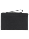 Embossed Logo Zipped Clutch Bag Black - SALVATORE FERRAGAMO - BALAAN 2