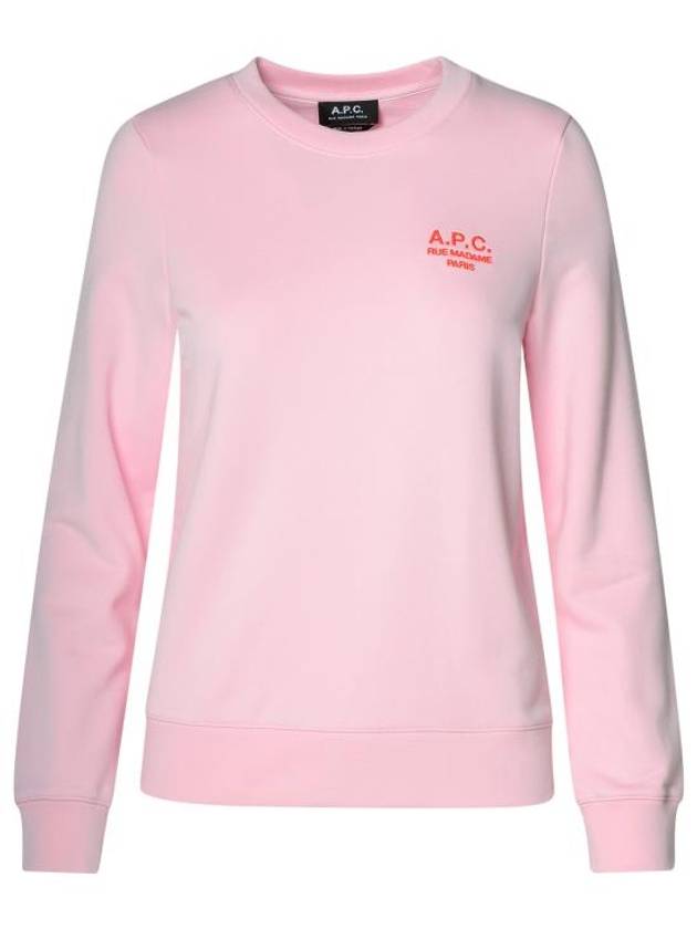 Skye Logo Sweatshirt Pink - A.P.C. - BALAAN 1