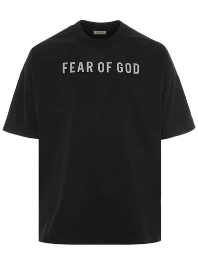 FG24FW5010155LGHWJ 001 Logo Print Short Sleeve T Shirt - FEAR OF GOD - BALAAN 2