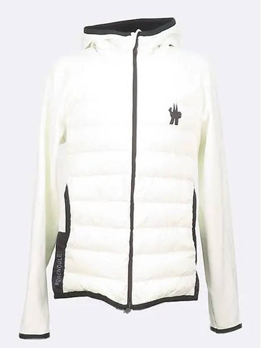 G20978G00019 Grenoble White Color Men s Hooded Nylon Jacket - MONCLER - BALAAN 1