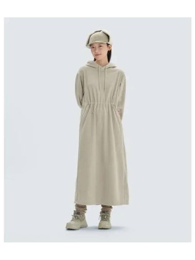 Fleece Women s Dress S24WWFOP79 Beige - SNOW PEAK - BALAAN 1