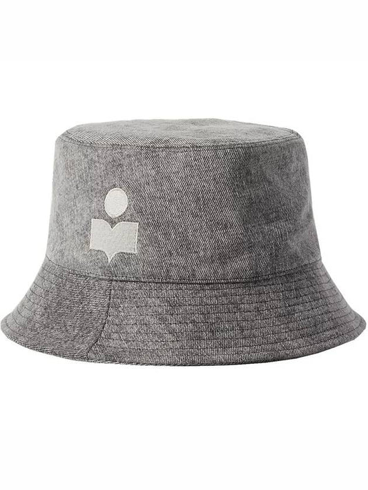 Hailey Bucket Hat Gray - ISABEL MARANT - BALAAN.
