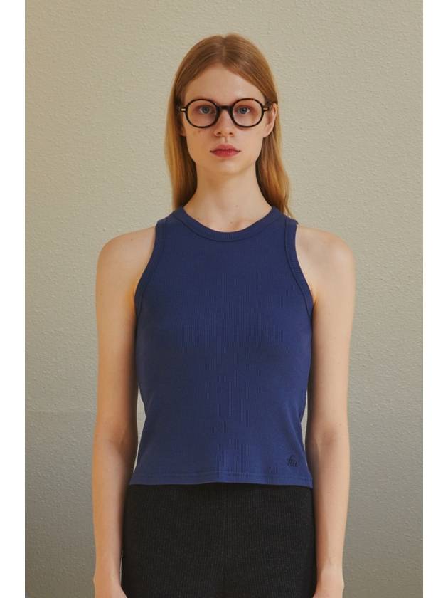 Wool ribbed sleeveless blue - FOR THE WEATHER - BALAAN 2