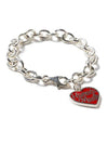 Heart Silver Red Bracelet HM27GD077 - HUMAN MADE - BALAAN 3
