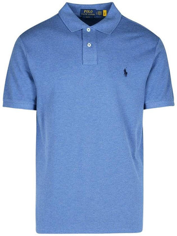 Polo Ralph Lauren Polo Shirt In Blue Cotton - POLO RALPH LAUREN - BALAAN 1