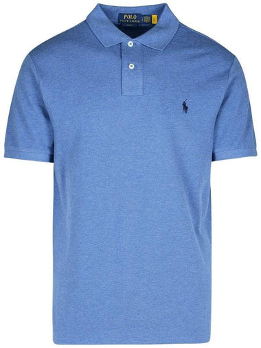 Polo Ralph Lauren Polo Shirt In Blue Cotton - POLO RALPH LAUREN - BALAAN 1