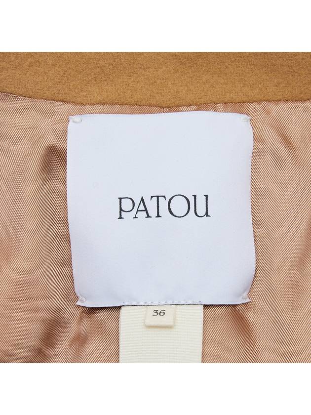 Soft Tailored Breasted Double Coat Beige - PATOU - BALAAN 11