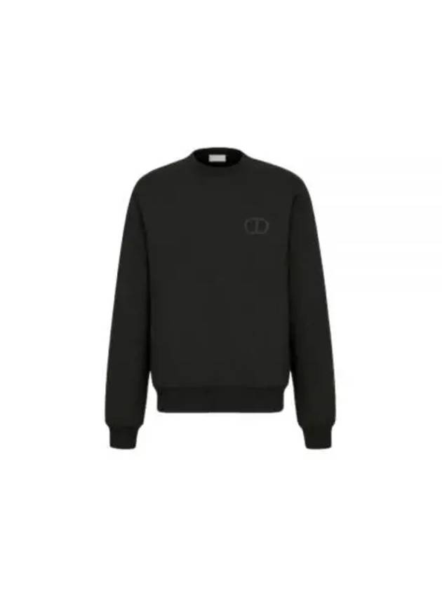 CD Icon Cotton Sweatshirt Black - DIOR - BALAAN 2