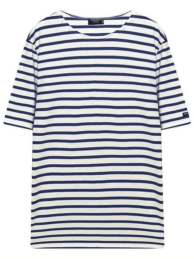 Levant Modern Striped Short Sleeve T-Shirt Ecru Marine - SAINT JAMES - BALAAN 2