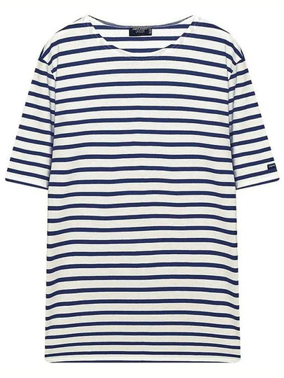 Levant Modern Striped Short Sleeve T-Shirt Ecru Marine - SAINT JAMES - BALAAN 2