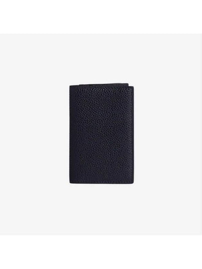 Logo Stamp Card Hoder Black - THOM BROWNE - BALAAN 2